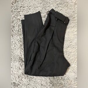 BCBGMAXAZRIA Women's Black Pants With Belt Size xxs